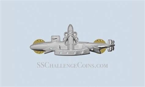 Ssbn Submarine Deterrent Miniature Badge Us Navy Pin Mirror Finish Ebay