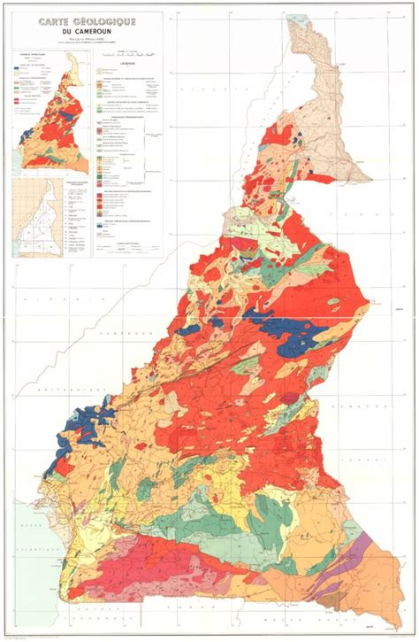 Carte G Ologique Du Cameroun