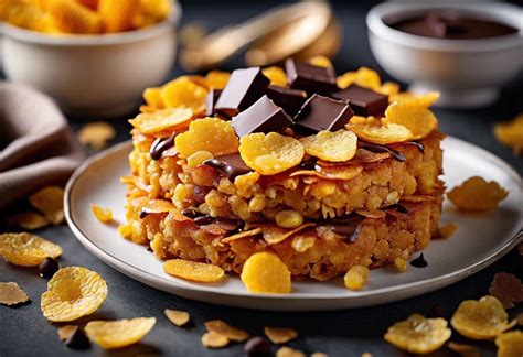 Recette De G Teau Croustillant Aux Corn Flakes Facile Et Rapide