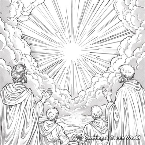 Transfiguration Coloring Pages - Free & Printable!