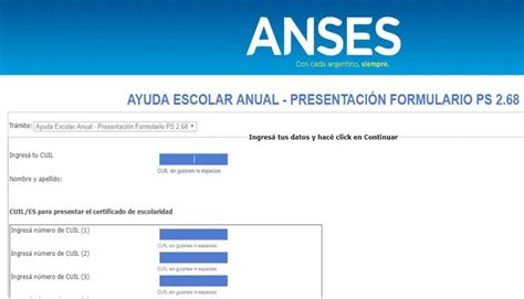 ANSES FORMULARIO 2 68 PARA IMPRIMIR Prestamos ANSES