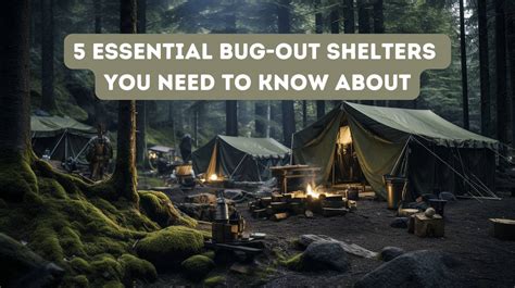 5 Essential Bug-Out Shelters to Learn Today