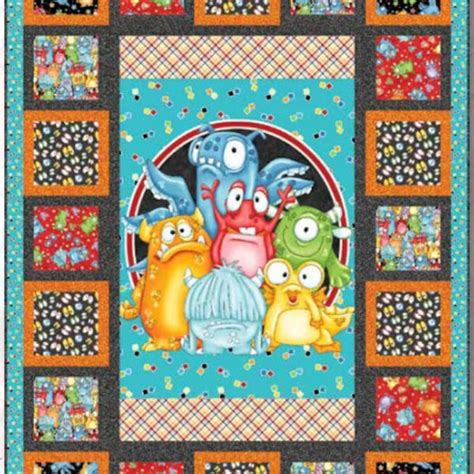 Monster Quilt Etsy