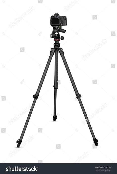 9235 Modern Tripod Camera Isolated On White Images Stock Photos