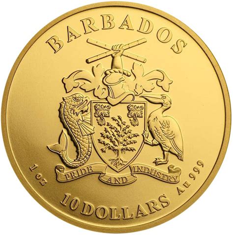 Coat Of Arms Of Barbados Online Coin Club