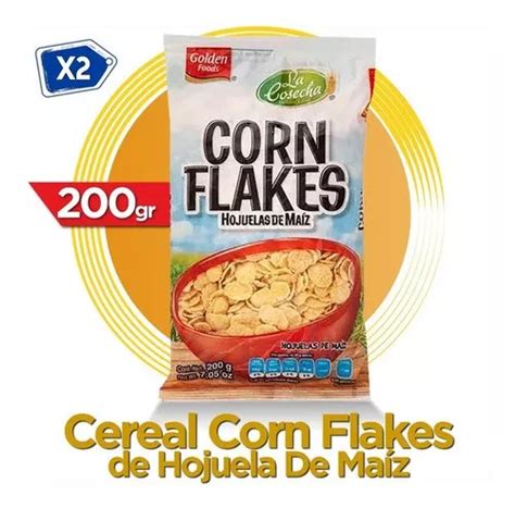 Cereal Hojuelas De Maíz Corn Flakes 200g Golden Foods 2 Unds Mercadolibre