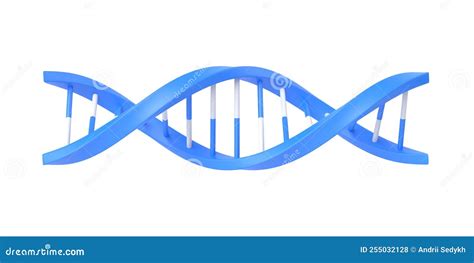 Dna On The White Background Stock Illustration Illustration Of