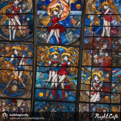 Stained Glass Sailor Moon 8 By Bashfulglowfly On Deviantart