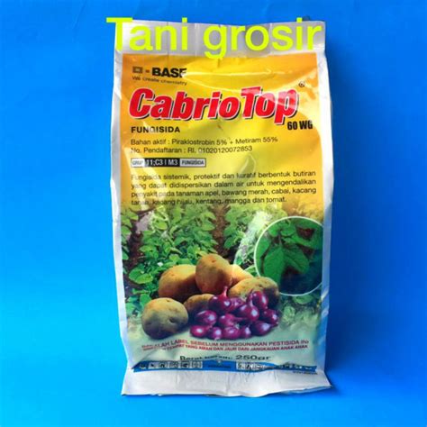 Jual FUNGISIDA 100 ORIGINAL CABRIO TOP CABRIOTOP 60 WG 250 GRAM