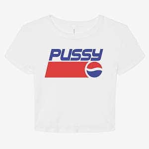 Pussy Logo Baby Tee Lesbian Baby Fit Shirt Baby Crop Tee Lesbian
