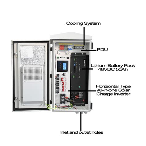 Ip55 Cabinet Outdoor Ups Systems 5kw Spwm Usb Ups Power Cabinet