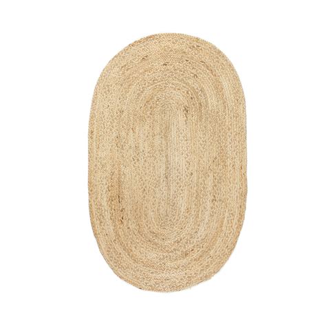 Jute Teppich Oval Oli Niki