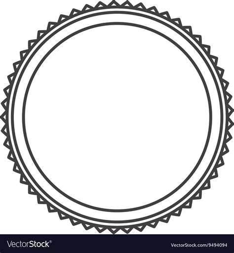 Round badge icon Royalty Free Vector Image - VectorStock