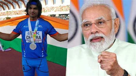 Pm Modi Congratulates Neeraj Chopra On His Historic Victory At World