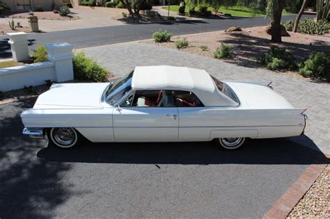 1964 Cadillac De Ville Convertible White Automatic For Sale In Salt