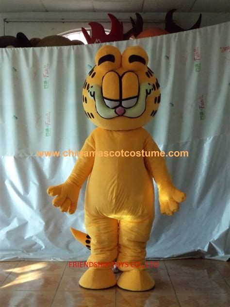 Garfield cat cartoon costume, Garfield character costume