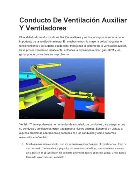 Conducto De Ventilación Auxiliar