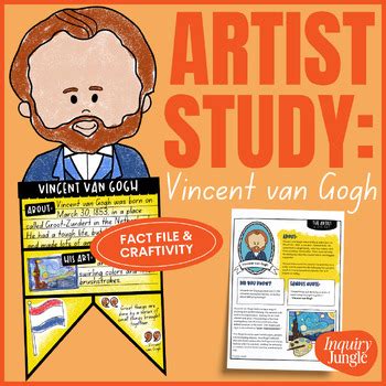 Vincent Van Gogh Famous Artists Fact File And Biography Craftivity