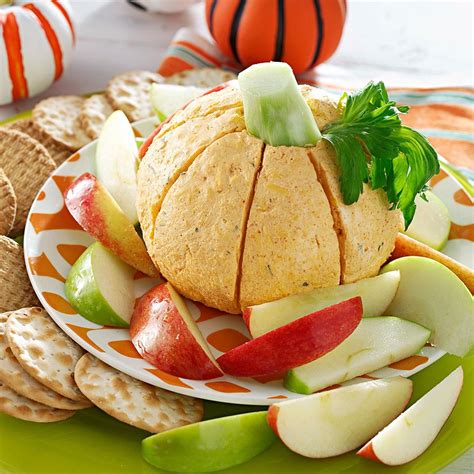 Pumpkin Shaped Cheese Ball Recipe How To Make It