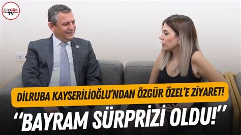 Dilruba Kayserilioğlu ndan Özgür Özel e ziyaret Bayram sürprizi oldu