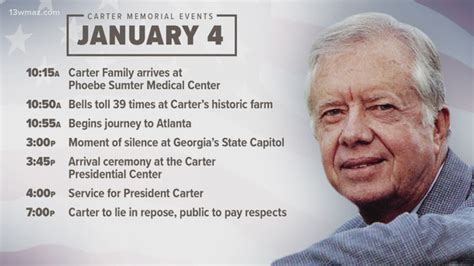 Jimmy Carters Motorcade Route Announced Includes Stops Across Central