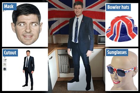 Rangers Fans Snap Up Cardboard Cutouts Of Steven Gerrard In