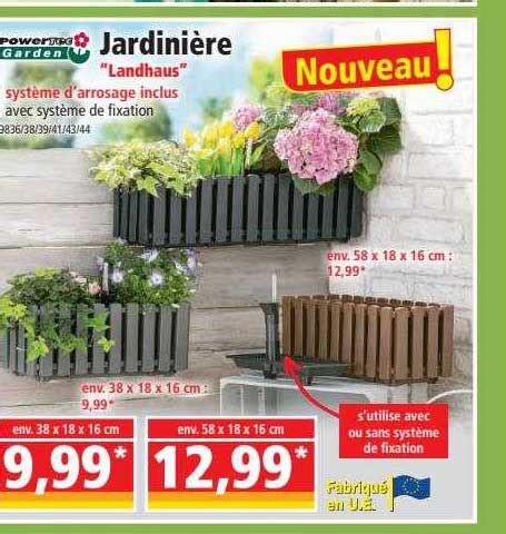 Promo Jardinière Powertec Garden chez Norma iCatalogue fr