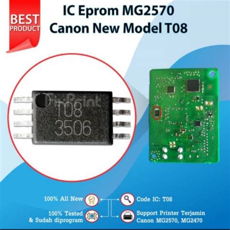 Ic Eprom Eeprom Eeprom Canon Mg Resetter Reset Mainboard Printer