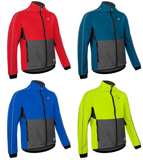 Men's USA Softshell Cycling Jacket - Quality Cold Weather Biking Coat