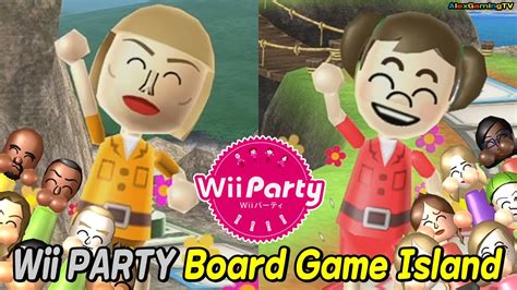 Wii Party Board Game Island Expert Girl Daisy Vs Midori Vs