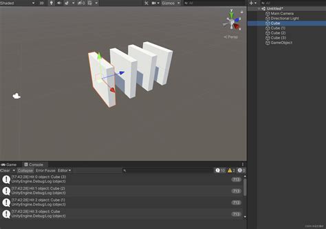 Unity 中检测射线穿过的所有的物体unity射线穿透物体 Csdn博客