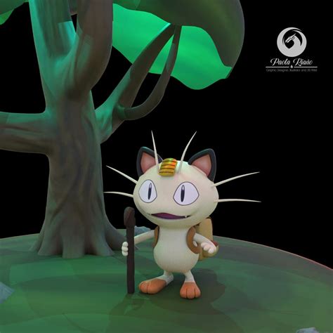 Artstation Meowth Fanart