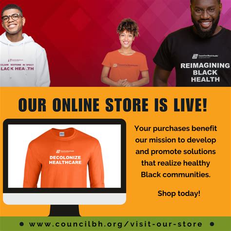 Online Store Open For Business Council On Black Health