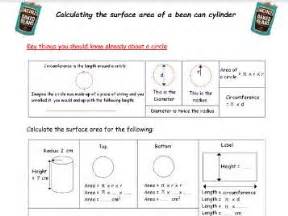 Surface area of a Cylinder | Teaching Resources