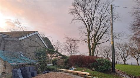 Hundreds Of Homes In Cumbria Still Without Power After Storm Isha Bbc