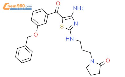 496954 42 8 2 Pyrrolidinone 1 3 4 Amino 5 3 Phenylmethoxy Benzoyl