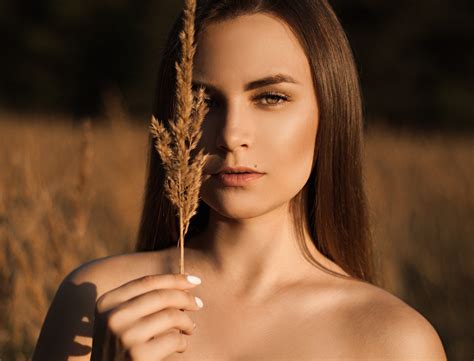 2048x1563 Depth Of Field Brunette Woman Face Model Girl