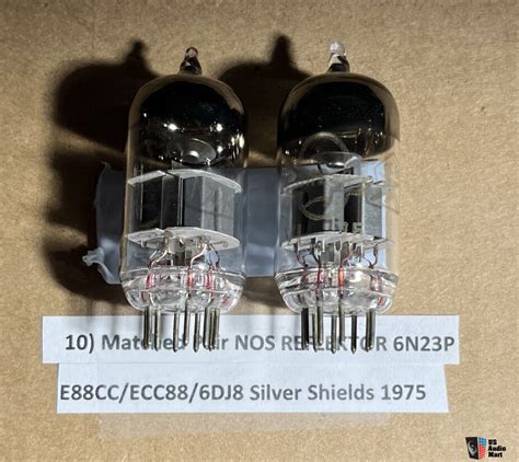 Matched Pair Nos Reflektor N P E Cc Ecc Dj Silver Shields