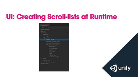 Scroll View List Instantiation Issues Unity Engine Unity Discussions