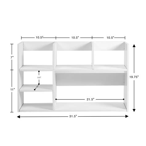 Ty Arts And Culture Desktop Organizer Office Wood Organization Storage Rack Large Shelf For