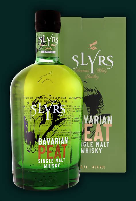 Slyrs Bavarian Single Malt Whisky Peat 43 6390 € Weinquelle Lühmann