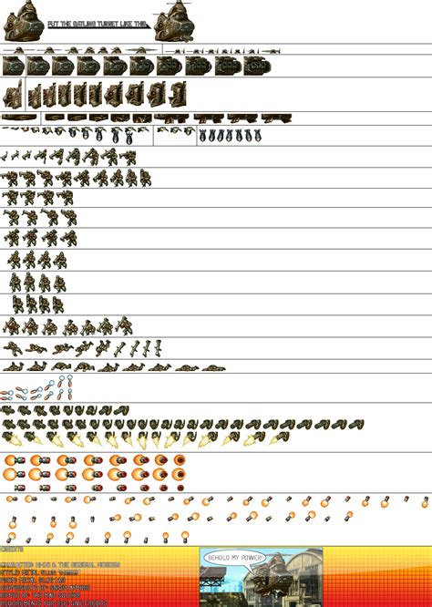 Sprites Metal Slug