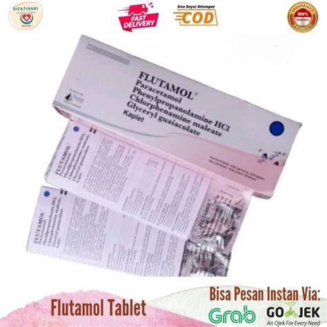 Jual Flutamol Tablet Obat Flu Dan Batuk Shopee Indonesia