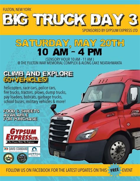 The 3rd Annual Big Truck Day Sponsored By Gypsum Express Fulton War