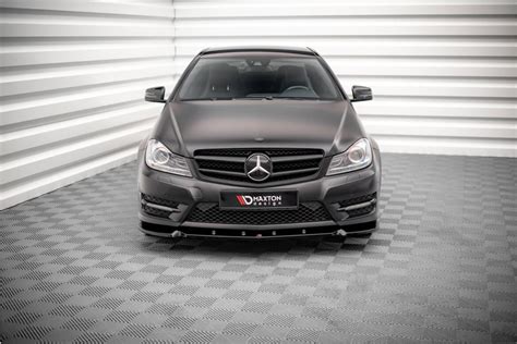 Cup Spoilerlippe Front Ansatz V 1 für Mercedes Benz C Coupe AMG Line