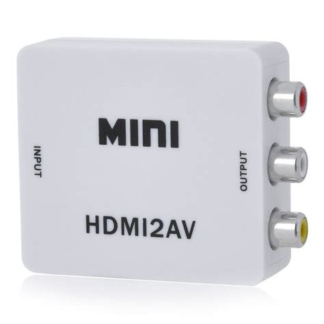 Hdmi To Av Converter How To Connect Hdmi To Av Converter To Your Tv