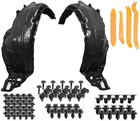 Amazon Parts N Go Fender Liner Set W Clips Fasteners Kit For