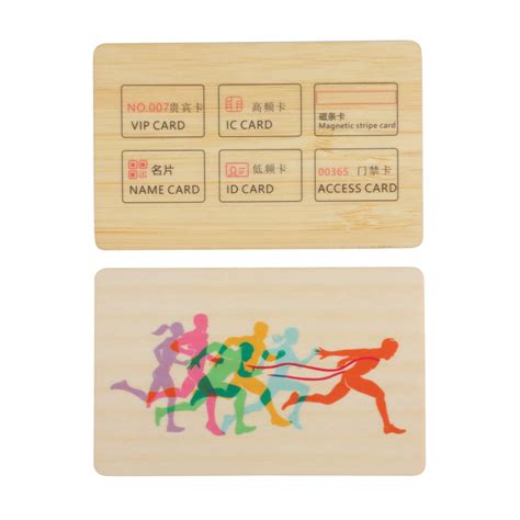 Mifare Classic K Wood Rfid Jyl Tech Card For Hotel Payment Logistics