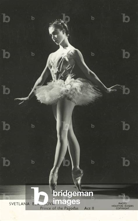 Image Of Svetlana Beriosova Lithuanian British Prima Ballerina In A