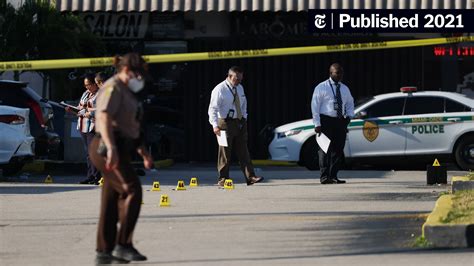 Miami Dade Shooting 2 Dead And At Least 20 Injured The New York Times